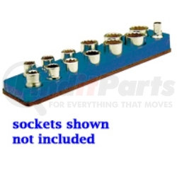 711 by MECHANIC'S TIME SAVERS - 3/8 in. Drive Magnetic Blue Socket Holder   5.5-22mm