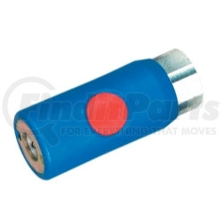 URC 061201 by PREVOST - COUPLER RED BUTTON 1/4" FEM USE W/MIL783 PLUG