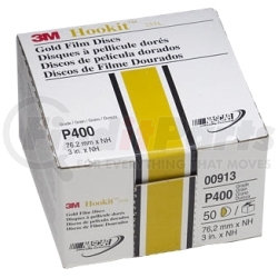 00913 by 3M - Hookit™ Gold Disc, 3 in, P400, 50 discs per carton, 4 cartons case