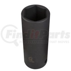 2619 by SUNEX TOOLS - 1/2" Drive, Extra Thin Wall Deep Impact Socket, 19mm