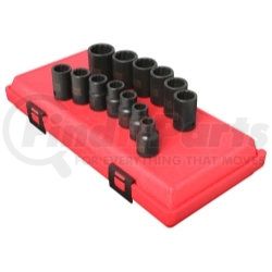 2679 by SUNEX TOOLS - 13 Pc. 1/2" Drive 12 Point Metric Impact Socket Set