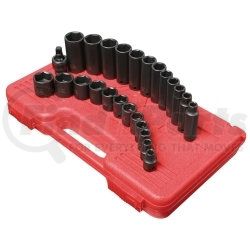 3325 by SUNEX TOOLS - 25 Pc. 3/8" Drive SAE Master Impact Socket Set