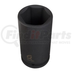 444D by SUNEX TOOLS - 3/4" Drive, Deep Impact Socket, 1-3/8"