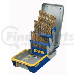 3018003 by HANSON - 29 Piece Titanium Metal Index Drill Bit Set