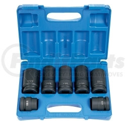 9007 by GREY PNEUMATIC - 7 Pc. 1" Drive Truck Wheel Service Impact Socket Set