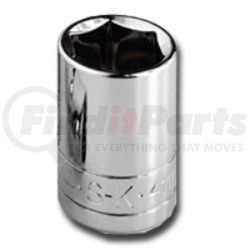 319 by SK HAND TOOL - 3/8 Dr Chrome STD 6 Pt  Socket, 19mm