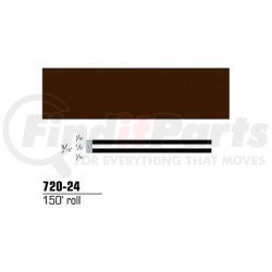 720-24 by 3M - Trim Stripe Tape - Scotchcal™ Striping Tape, Dark Brown, 3/16"