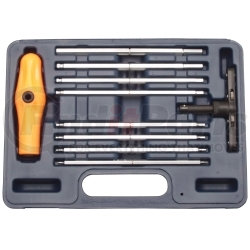 BHI100 by VIM TOOLS - "T"H&LE SAE BALL HEX 10PC SET