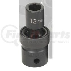 Grey Pneumatic 2012UM 1/2" Drive x 12mm Standard Universal Socket