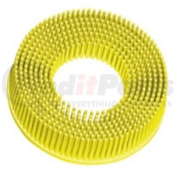 7527 by 3M - Scotch-Brite™ Roloc™ Bristle Disc 07527 Yellow, 3", Medium, 10 discs/bx