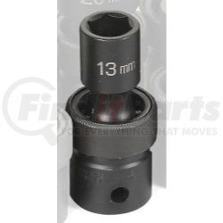 2013UM by GREY PNEUMATIC - 1/2" Drive x 13mm Standard Universal Socket