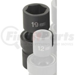 2019UM by GREY PNEUMATIC - 1/2" Drive x 19mm Standard Universal