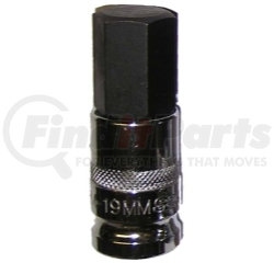 HM-19MM by VIM TOOLS - 19mm Hex Bit, 1/2" Sq Dr Bit Holder