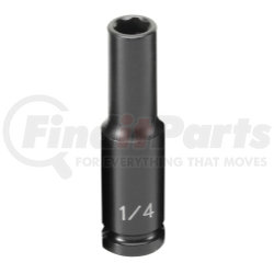 908DS by GREY PNEUMATIC - 1/4" Surface Drive x 1/4" Deep Impact Socket