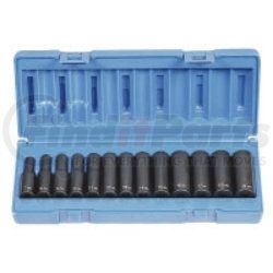 1213MD by GREY PNEUMATIC - 3/8" Drive 13 Piece Deep Metric Set