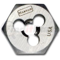 6128 by HANSON - High Carbon Steel Hexagon 5/8" Across Flat Die 10-24 NC