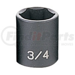 1024R by GREY PNEUMATIC - 3/8" Drive x 3/4" Standard Impact Socket