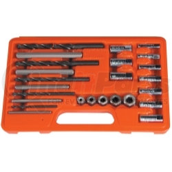 9447 by ASTRO PNEUMATIC - 25 Pc. Screw Extractor,  Drill & Guide Set