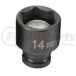 914MG by GREY PNEUMATIC - 1/4" Drive x 14mm Magnetic Standard