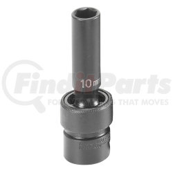 1010UMD by GREY PNEUMATIC - 3/8" Drive x 10mm Deep Universal Impact Socket