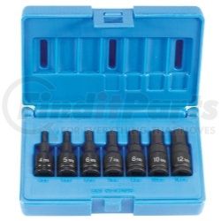 1297MH by GREY PNEUMATIC - 3/8" Drive 7 Piece Hex Driver Metric Set