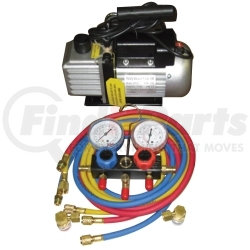 KIT6 by FJC, INC. - Vacuum Pump and R134a Manifold Gauge Set Assortment