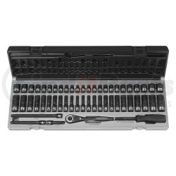 89653CRD by GREY PNEUMATIC - 53 Pc. 1/4" Drive 6 Point SAE & Metric Standard and Deep Duo-Socket Set