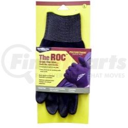 ROC20TM by MAGID GLOVE & SAFETY MFG.LLC. - The ROC™ Polyurethane Coated Palm, Black Nylon Shell Glove - Medium