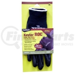 ROC30TXL by MAGID GLOVE & SAFETY MFG.LLC. - Kevlar® Roc™ Nitrile Coated Palm, Black Kevlar® Lycra Shell Glove, Extra L