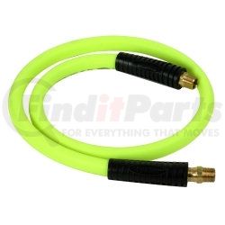 HFZ1204YW3S by LEGACY MFG. CO. - 1/2” x 4’ Flexzilla® ZillaGreen™ Ball Swivel Whip Hose