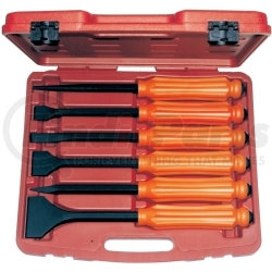 TE8800 by MID-AMERICAN TOOL INC - 6 Piece Heavy Duty Punch and Chisel Set