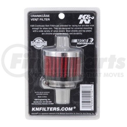 62-1370 by K&N ENGINEERING INC. - Vent Air Filter/ Breather