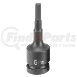 2906M by GREY PNEUMATIC - 1/2" Drive x 6mm Hex Driver