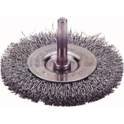 1423-2102 by FIREPOWER - Power Brushes, Carbon Steel Wire 1/4",Circular, End Brushes, 3”, Coarse