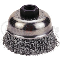 1423-2109 by FIREPOWER - Power Brushes, Wire Cup Type, Crimp,Carbon Steel Wire 5/8”, 3”