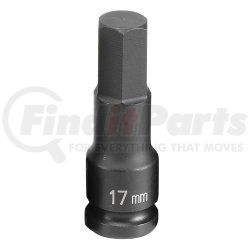 2917M by GREY PNEUMATIC - 1/2" Drive x 17mm Hex Driver