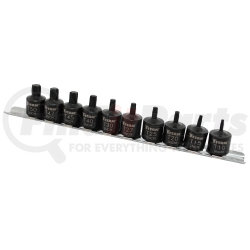 16142 by TITAN - 10 Piece Stubby Star Bit Socket Set