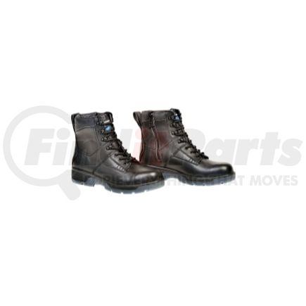 BTCP7 by BLUE TONGUE - Black 6" Lace Up Side Zipper Composite Toe Boot, Size 7