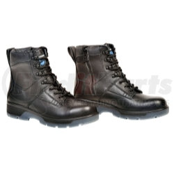 BTCP7.5 by BLUE TONGUE - Black 6" Lace up Side Zipper Composite Toe Boot, Size 7.5