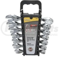 17373 by TITAN - 7 Pc. SAE Stubby Combination Wrench Set