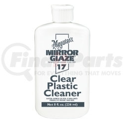 M1708 by MEGUIAR'S - Mirror Glaze® Clear Plastic Cleaner, 8 oz.