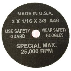 94860 by SG TOOL AID - 3" x 1/16" x 3/8" Cutoff Wheel  5 Per Package