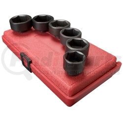 3671 by SUNEX TOOLS - 3/8" Dr Oil & Fuel Filter Socket Set, 6 Pc