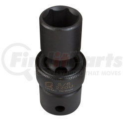 220U by SUNEX TOOLS - 1/2" Drive, Universal Impact Socket, 5/8"