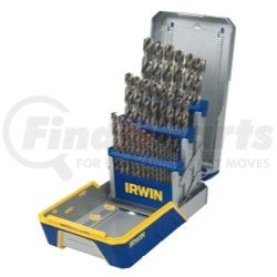 3018002B by HANSON - 29 Piece Cobalt M-42 Metal Index Drill Bit Set