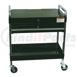 8013ABK by SUNEX TOOLS - Sunex Tools 8013ABK 30" Black Tool Cart W/ Locking Top & Drawer