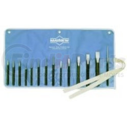 61044 by MAYHEW TOOLS - 14 Pc. Punch and Chisel Set