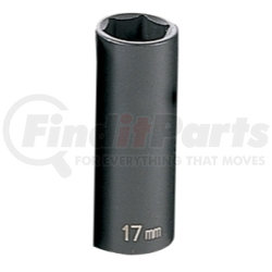 1017MD by GREY PNEUMATIC - 3/8" Drive x 17mm Deep Impact Socket