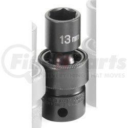 1013UM by GREY PNEUMATIC - 3/8" Drive x 13mm Standard Universal Impact Socket