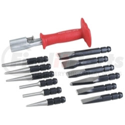 4605 by OTC TOOLS & EQUIPMENT - 12 pc. Stinger® Quick Change Punch & Chisel Set